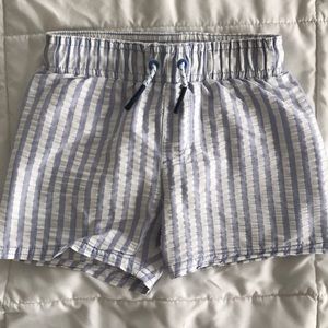 Toddler boys Cat & Jack seersucker swim trunks 2T
